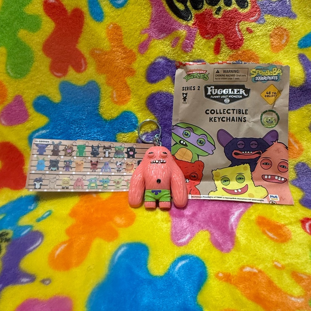 NEW Fuggler Collectible Keychain (Series 2) - Common Patrick
